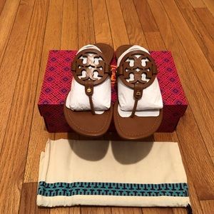 Tory Burch Miller Leather Sandal Vintage Vachetta